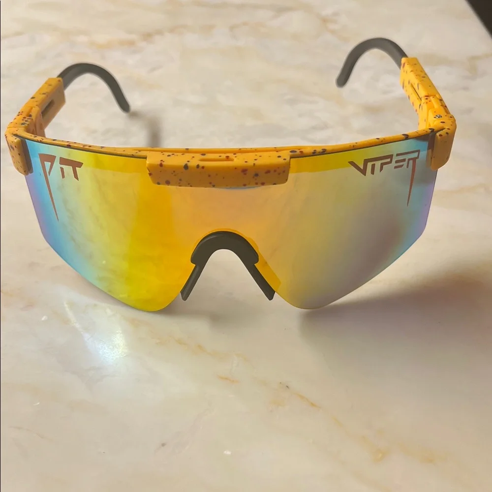 Pit Viper Sunglasses - Yellow and Black - Picture 1 of 6